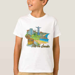 Rio de Janeiro, Brazil Famous City T-Shirt