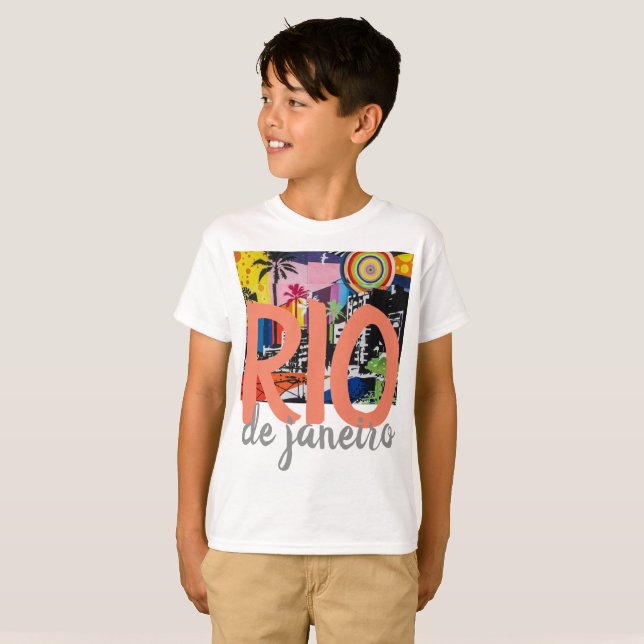 Rio de Janeiro Brazil Graffiti Mural Shirt (Front Full)