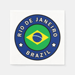 Rio de Janeiro Brazil Napkin