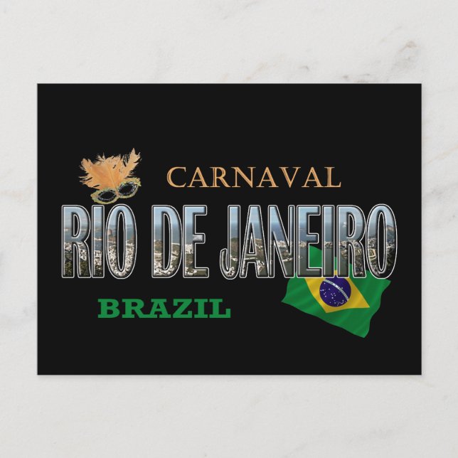 Rio de Janeiro Brazil Postcard (Front)