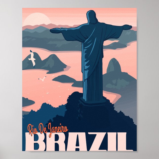 Rio de Janeiro Brazil Poster (Front)