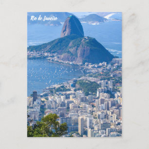 Rio de Janeiro, Brazil Sugar Loaf / City View Postcard