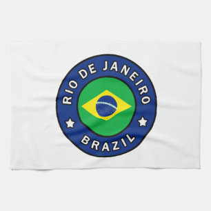 Rio de Janeiro Brazil Tea Towel