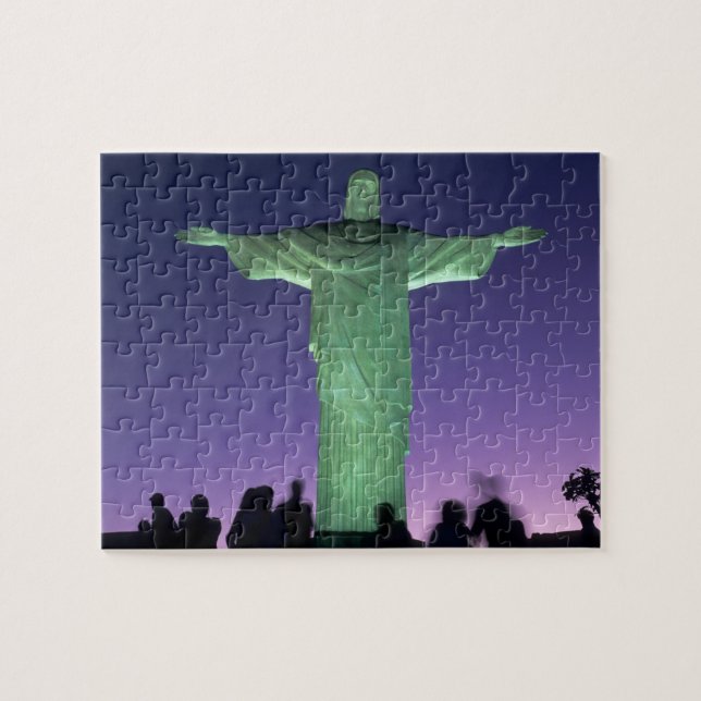 Rio de Janeiro, Brazil. the Christ Statue on Jigsaw Puzzle (Horizontal)