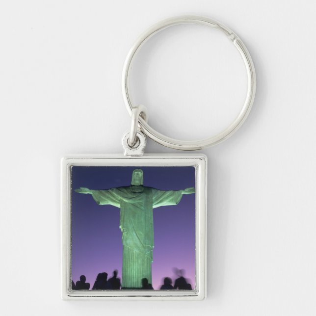 Rio de Janeiro, Brazil. the Christ Statue on Key Ring (Front)