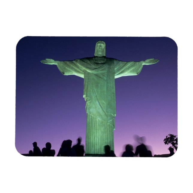 Rio de Janeiro, Brazil. the Christ Statue on Magnet (Horizontal)