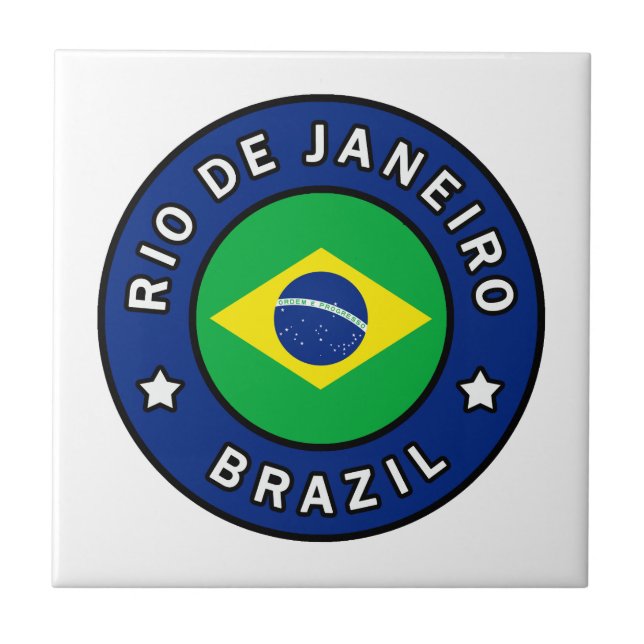 Rio de Janeiro Brazil Tile (Front)