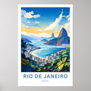 Rio De Janeiro Brazil Travel Print