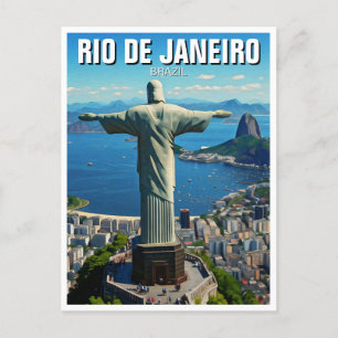 Rio de Janeiro Christ the Redeemer Postcard