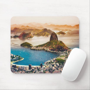 Rio de Janeiro cityscape photo Mouse Mat