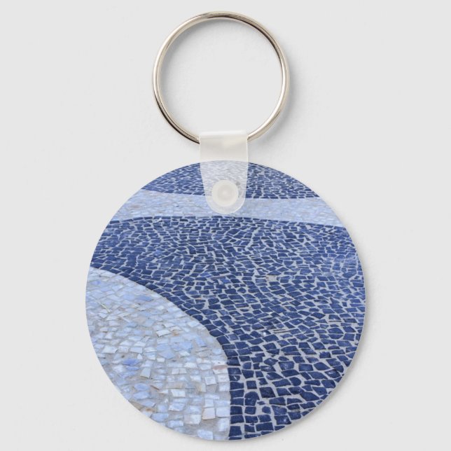 Rio de Janeiro, Copacabana Beach Key Ring (Front)