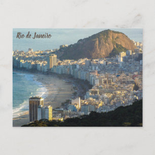 Rio de Janeiro, Copacabana View Postcard