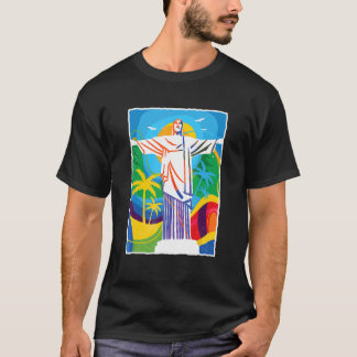 Rio de Janeiro Cristo Redentor a Statue of Christ  T-Shirt