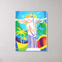 Rio de Janeiro Cristo Redentor Brazil Colourful
