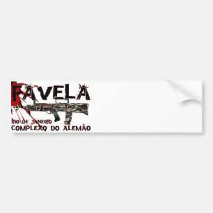 Rio de Janeiro Favela (Slum/Shanty Town) Bumper Sticker