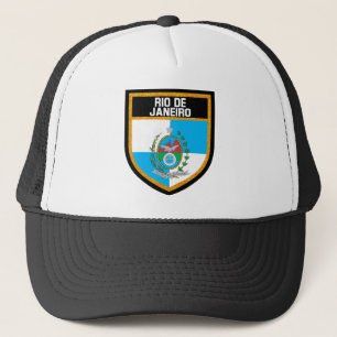 Rio de Janeiro Flag Trucker Hat