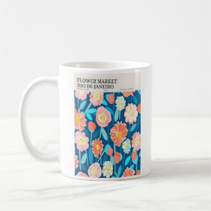 Rio de Janeiro Flower Market poster Coffee Mug