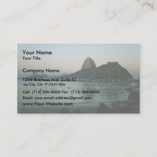 Rio De Janeiro Island Business Card