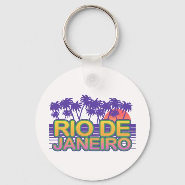 Rio De Janeiro Key Ring (Front)