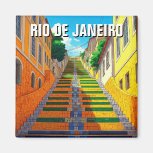 Rio de Janeiro Lapa Brazil Magnet