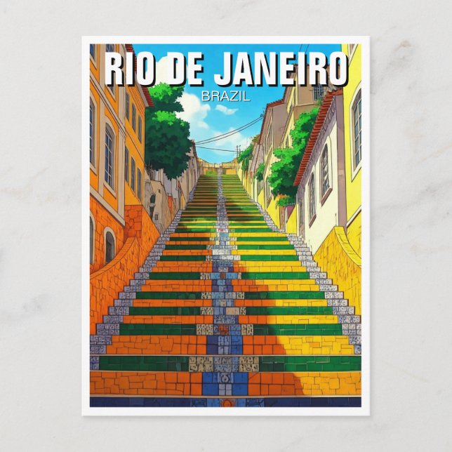 Rio de Janeiro Lapa Brazil Postcard (Front)