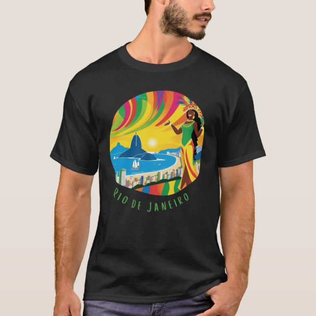 Rio de Janeiro Life in the City T-Shirt (Front)