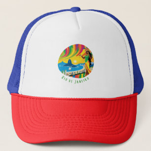 Rio de Janeiro Life in the City Trucker Hat