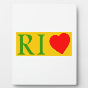 Rio de janeiro love plaque