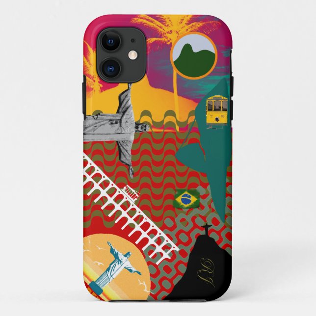 Rio de Janeiro mix Case-Mate iPhone Case (Back)