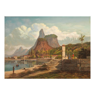 Rio de Janeiro, Mont Corcovado and Botafago Bay Photo Print