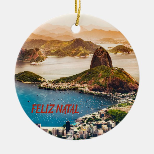 Rio de Janeiro Panoramic Ornament (Front)