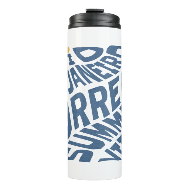 Rio de Janeiro Portable Thermal Bottle (Front)