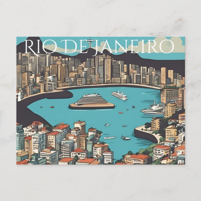 Rio de Janeiro Postcard (Front)