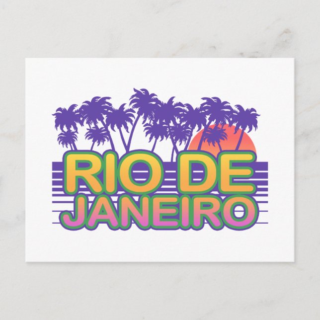 Rio De Janeiro Postcard (Front)