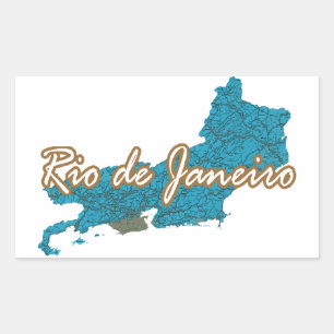 Rio de Janeiro Rectangular Sticker