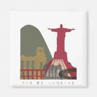 Rio de Janeiro skyline poster