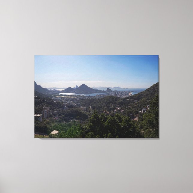 Rio De Janeiro South Zone Canvas Print (Front)