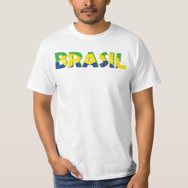 Rio de Janeiro Tee, Brazilian Shirt, Brazil Tee (Front)