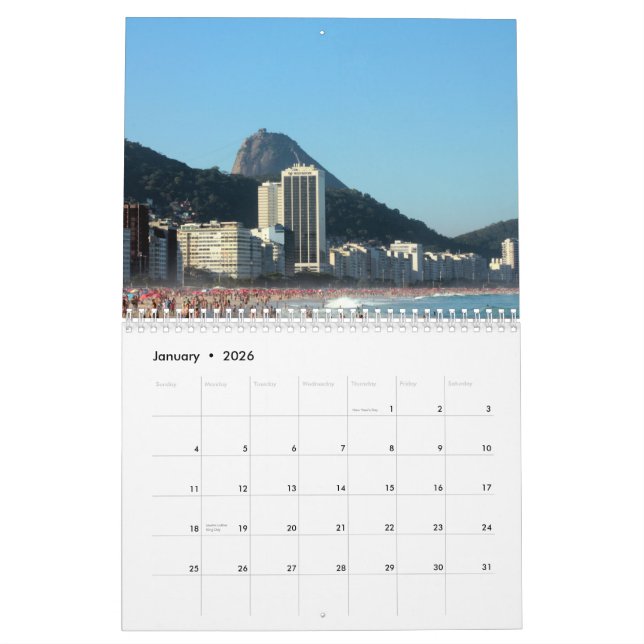Rio de Janeiro, the Wonder City in pictures Calendar (Jan 2026)