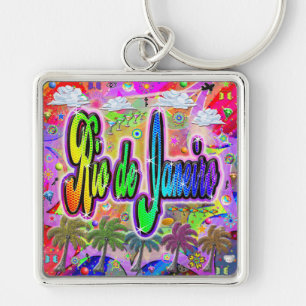 Rio de Janeiro Vista Express Keychain