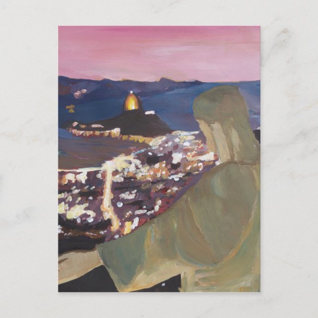 Rio De Janeiro With Christ The Redeemer 2 Postcard (Front)