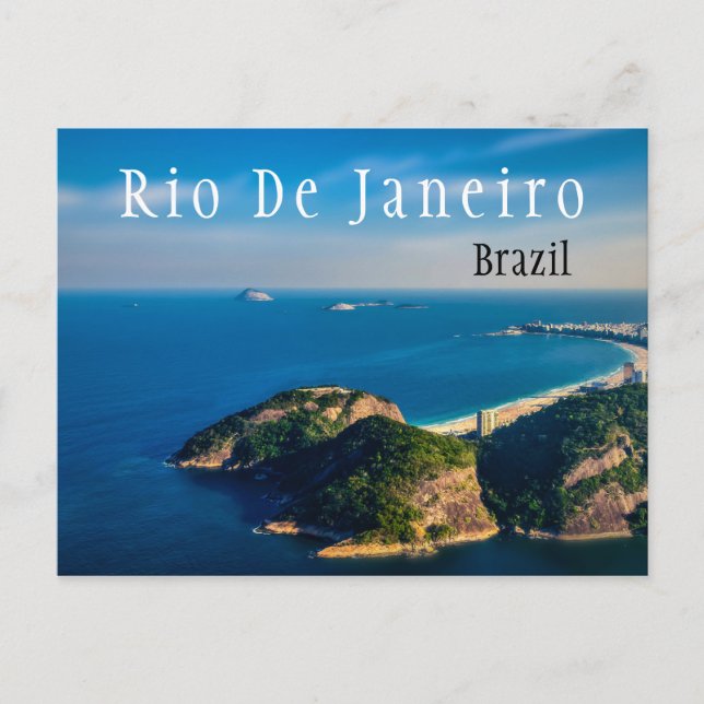 Rio De Janiero Brazil Beach Postcard (Front)