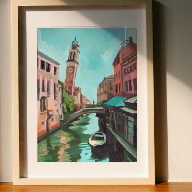 Rio dei Greci, Venice, Italy Painting Poster (Creator Uploaded)