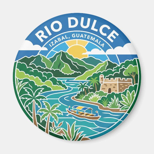 Rio Dulce Guatemala Magnet (Front)