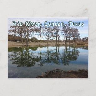 Rio Frio River Concan Texas Garner State Park Postcard