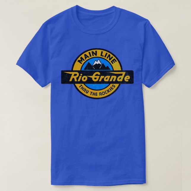 Rio Grande D amp RGW Denver and Rio Grande Western T-Shirt (Design Front)