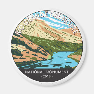 Río Grande del Norte National Monument Circle Magnet