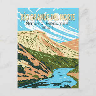 Río Grande del Norte National Monument New Mexico Postcard