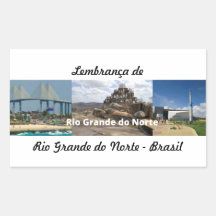 Rio Grande do Norte Brazil souvenir sticker