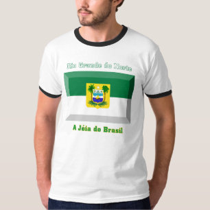 Rio Grande do Norte Flag Gem T-Shirt